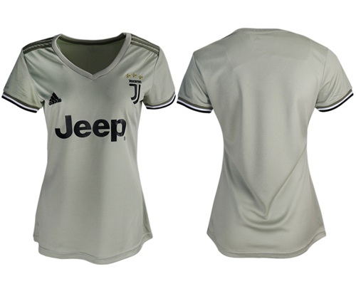 Women's Juventus Blank Away Soccer Club Jersey Women's Juventus Blank Away Soccer Club Jersey