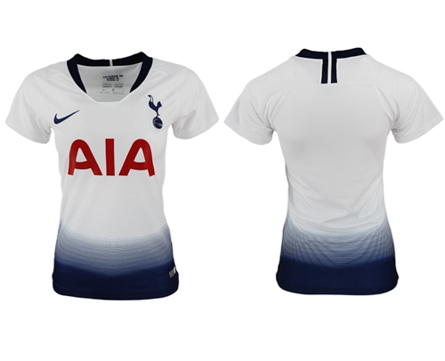 Women's Tottenham Hotspur Blank Home Soccer Club Jersey Women's Tottenham Hotspur Blank Home Soccer Club Jersey