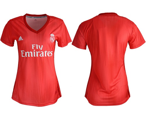 Women's Real Madrid Blank Third Soccer Club Jersey Women's Real Madrid Blank Third Soccer Club Jersey