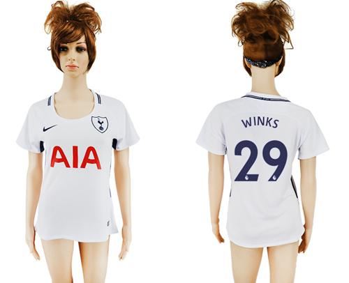 Women's Tottenham Hotspur #29 Winks Home Soccer Club Jersey Women's Tottenham Hotspur #29 Winks Home Soccer Club Jersey