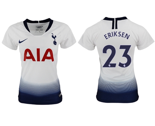 Women's Tottenham Hotspur #23 Eriksen Home Soccer Club Jersey Women's Tottenham Hotspur #23 Eriksen Home Soccer Club Jersey