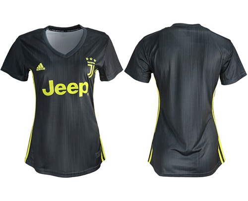 Women's Juventus Blank Third Soccer Club Jersey Women's Juventus Blank Third Soccer Club Jersey