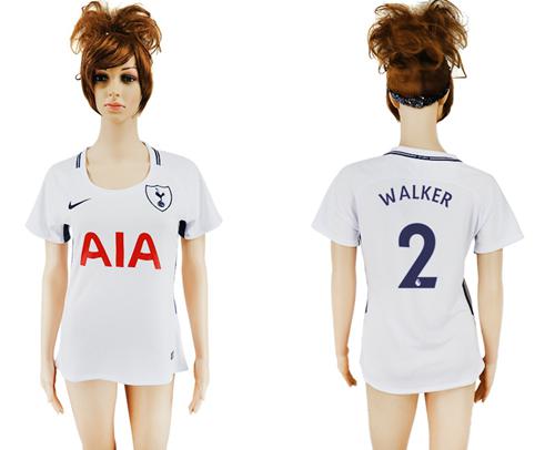 Women's Tottenham Hotspur #2 Walker Home Soccer Club Jersey Women's Tottenham Hotspur #2 Walker Home Soccer Club Jersey