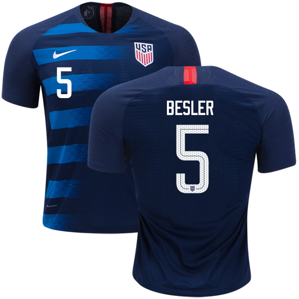 Women's USA #5 Besler Away Soccer Country Jersey Women's USA #5 Besler Away Soccer Country Jersey