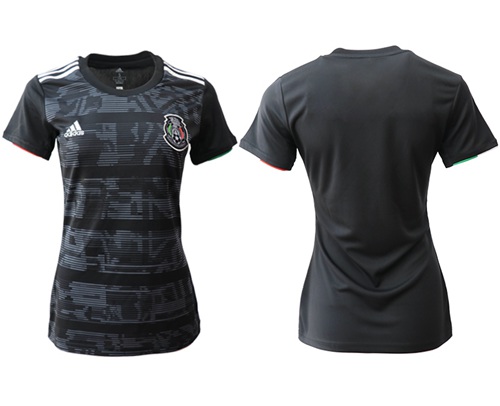 Women's Mexico Blank Home Soccer Country Jersey