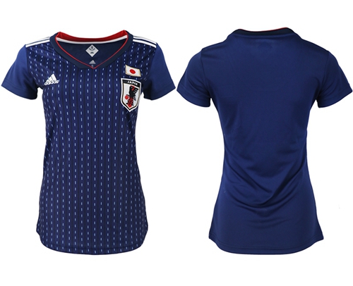 Women's Japan Blank Home Soccer Country Jersey