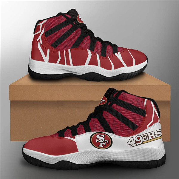 Men's San Francisco 49ers Air Jordan 11 Sneakers 2001