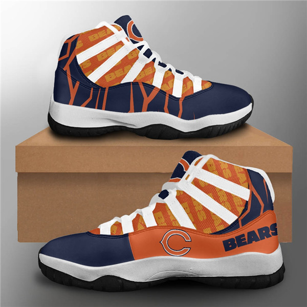 Men's Chicago Bears Air Jordan 11 Sneakers 2002 Men's Chicago Bears Air Jordan 11 Sneakers 2002