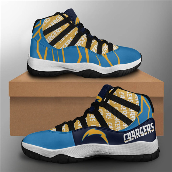 Men's Los Angeles Chargers Air Jordan 11 Sneakers 2001