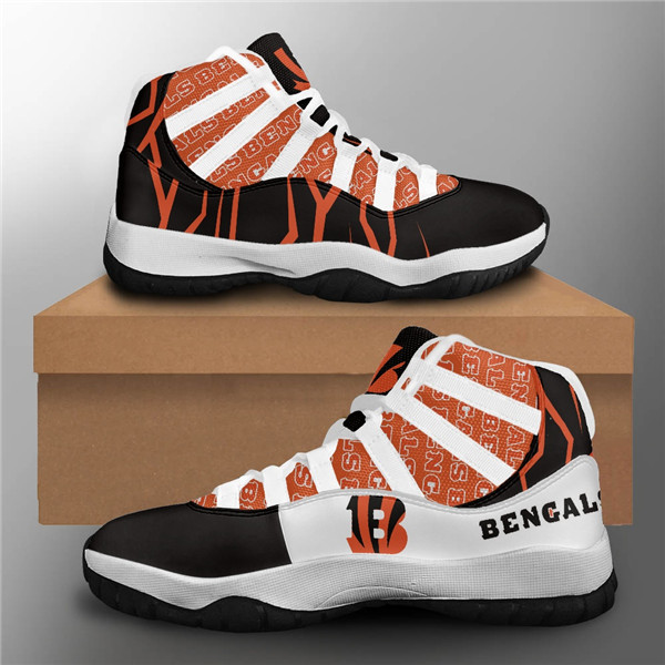 Women's Cincinnati Bengals Air Jordan 11 Sneakers 3002 Women's Cincinnati Bengals Air Jordan 11 Sneakers 3002
