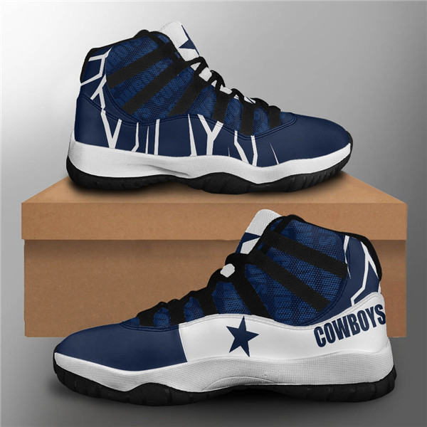 Women's Dallas Cowboys Air Jordan 11 Sneakers 3001 Women's Dallas Cowboys Air Jordan 11 Sneakers 3001