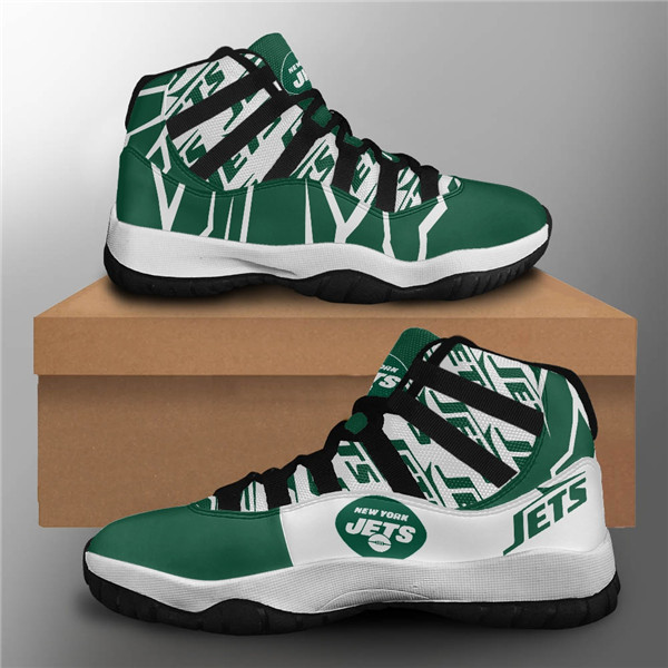 Men's New York Jets Air Jordan 11 Sneakers 2001 Men's New York Jets Air Jordan 11 Sneakers 2001
