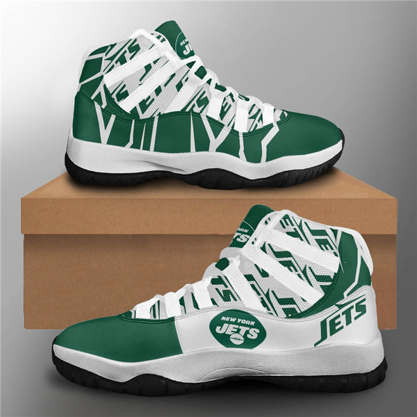 Men's New York Jets Air Jordan 11 Sneakers 2002 Men's New York Jets Air Jordan 11 Sneakers 2002