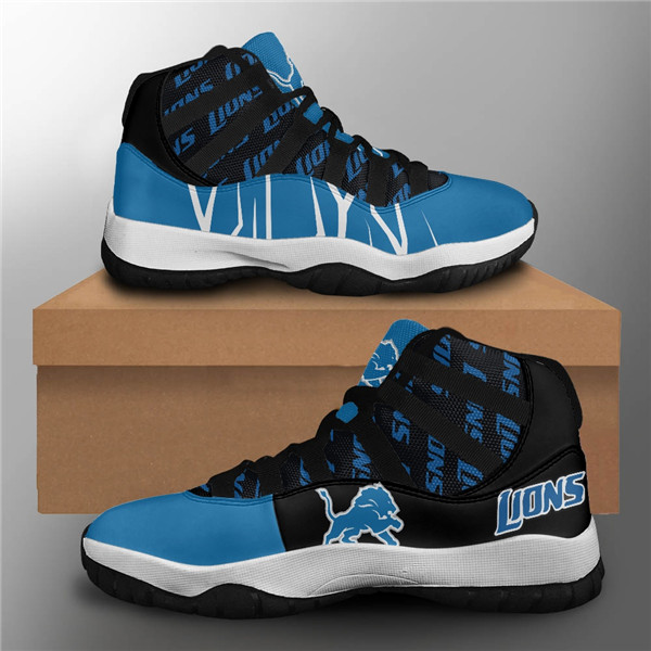 Women's Detroit Lions Air Jordan 11 Sneakers 3002