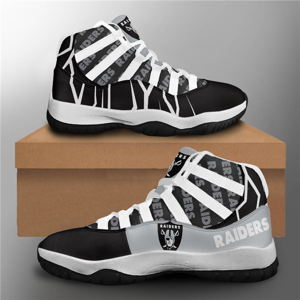 Men's Las Vegas Raiders Air Jordan 11 Sneakers 2001 Men's Las Vegas Raiders Air Jordan 11 Sneakers 2001