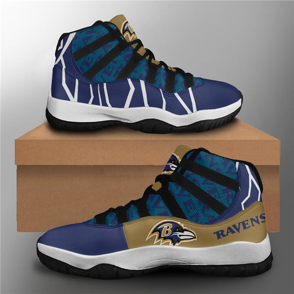 Men's Baltimore Ravens Air Jordan 11 Sneakers 2001