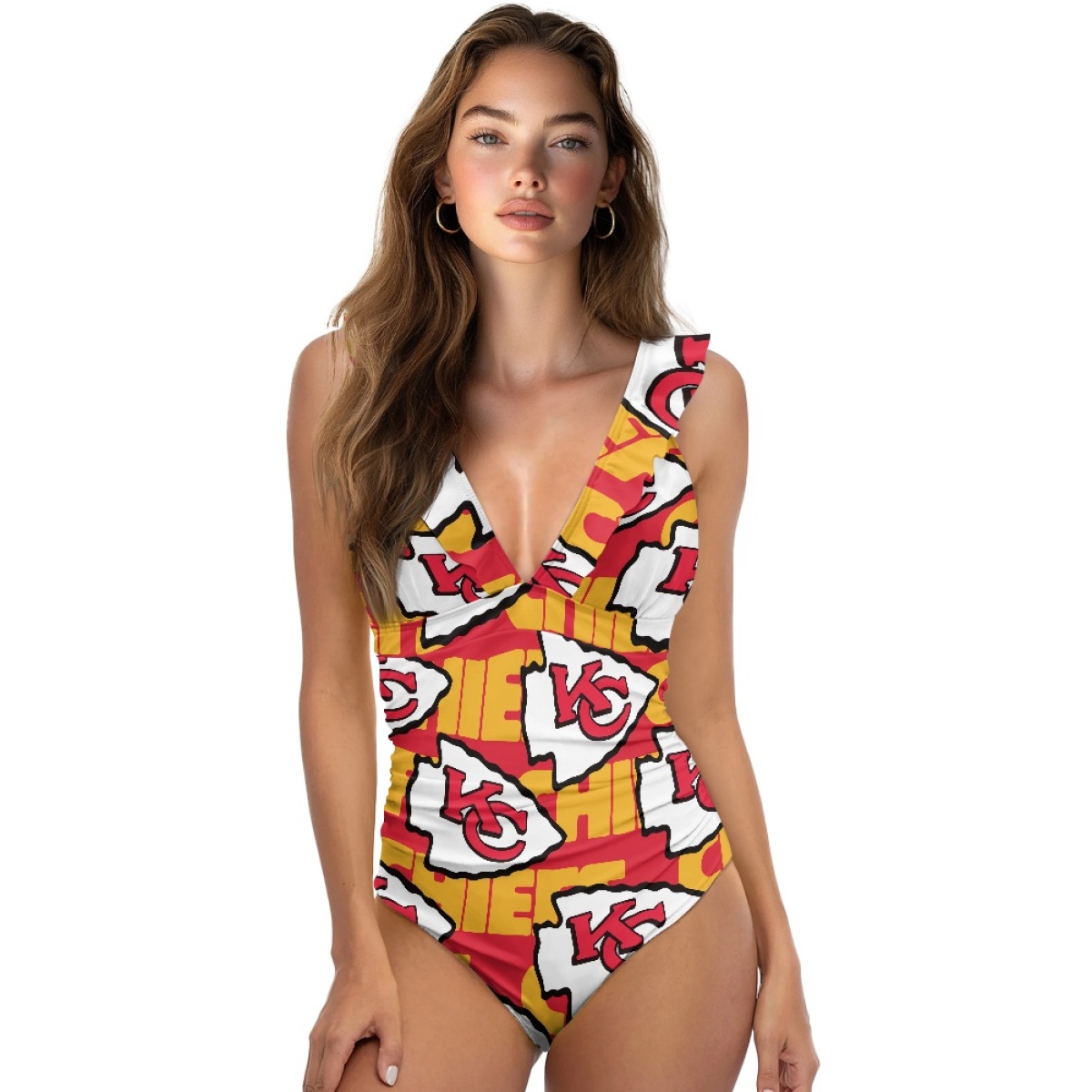 Women's Kansas City Chiefs Coverage Comfortable Swimwear Beachwear Bathing Bikini Sets/Swimwear/Swimsuits 001(Pls check description for details) Women's Kansas City Chiefs Coverage Comfortable Swimwear Beachwear Bathing Bikini Sets/Swimwear/Swimsuits 001(Pls check description for details)