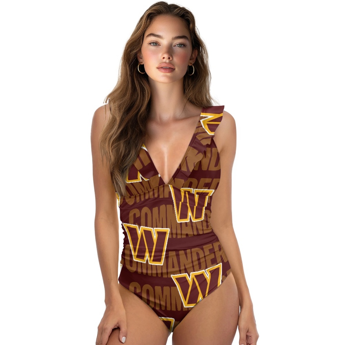 Women's Washington Commanders Coverage Comfortable Swimwear Beachwear Bathing Bikini Sets/Swimwear/Swimsuits 001(Pls check description for details) Women's Washington Commanders Coverage Comfortable Swimwear Beachwear Bathing Bikini Sets/Swimwear/Swimsuits 001(Pls check description for details)