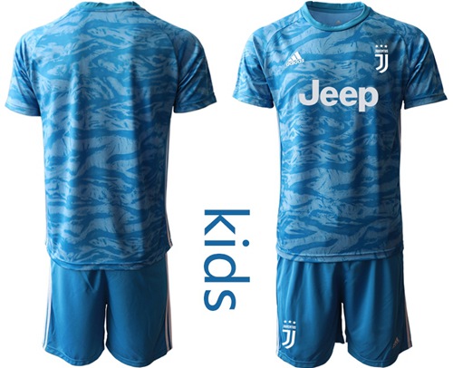 Juventus Blank Light Blue Goalkeeper Kid Soccer Club Jersey Juventus Blank Light Blue Goalkeeper Kid Soccer Club Jersey