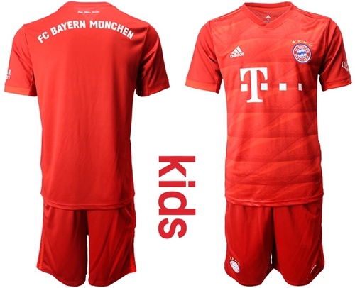 Bayern Munchen Blank Home Kid Soccer Club Jersey