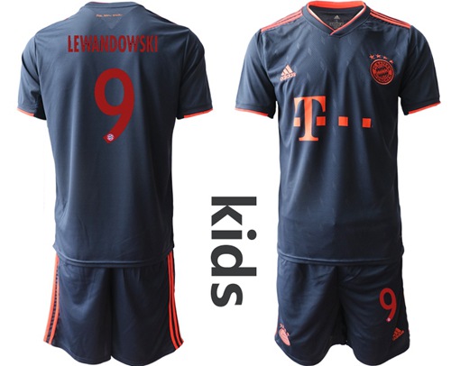 Bayern Munchen #9 Lewandowski Third Kid Soccer Club Jersey Bayern Munchen #9 Lewandowski Third Kid Soccer Club Jersey