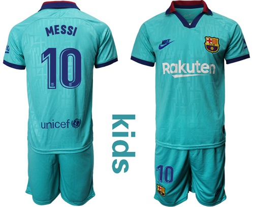 Barcelona #10 Messi Third Kid Soccer Club Jersey Barcelona #10 Messi Third Kid Soccer Club Jersey