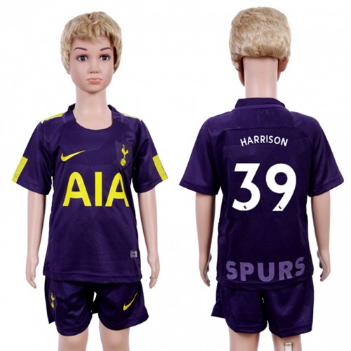 Tottenham Hotspur #39 Harrison Sec Away Kid Soccer Club Jersey Tottenham Hotspur #39 Harrison Sec Away Kid Soccer Club Jersey