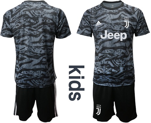 Juventus Blank Black Goalkeeper Kid Soccer Club Jersey Juventus Blank Black Goalkeeper Kid Soccer Club Jersey