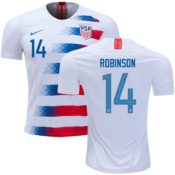 USA #14 Robinson Home Kid Soccer Country Jersey USA #14 Robinson Home Kid Soccer Country Jersey