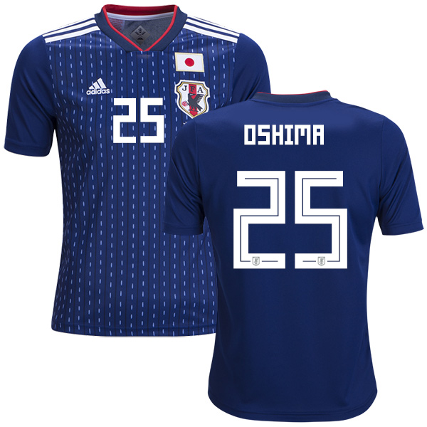 Japan #25 Oshima Home Kid Soccer Country Jersey Japan #25 Oshima Home Kid Soccer Country Jersey