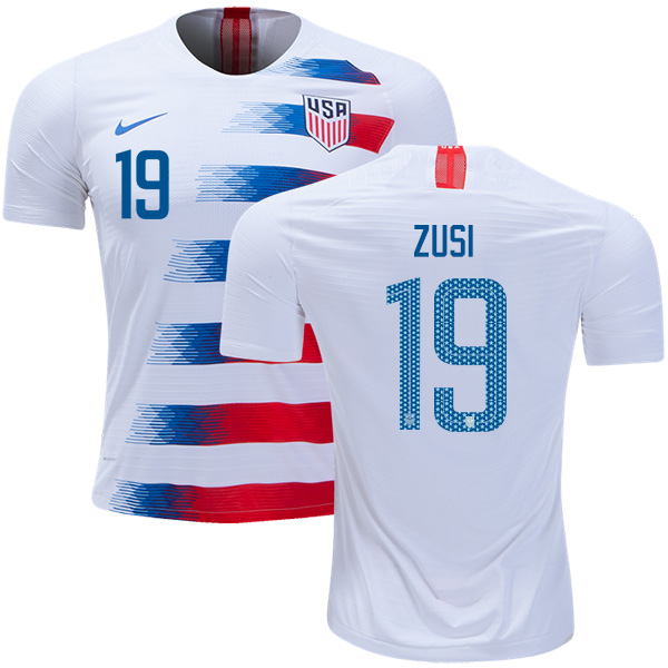 USA #19 Zusi Home Kid Soccer Country Jersey USA #19 Zusi Home Kid Soccer Country Jersey