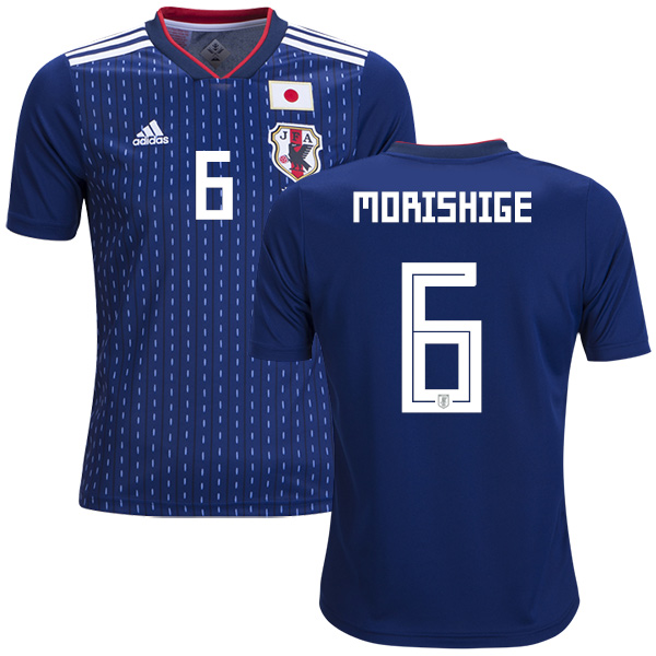 Japan #6 Morishige Home Kid Soccer Country Jersey Japan #6 Morishige Home Kid Soccer Country Jersey