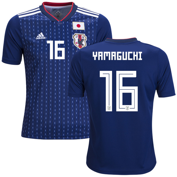 Japan #16 Yamaguchi Home Kid Soccer Country Jersey Japan #16 Yamaguchi Home Kid Soccer Country Jersey