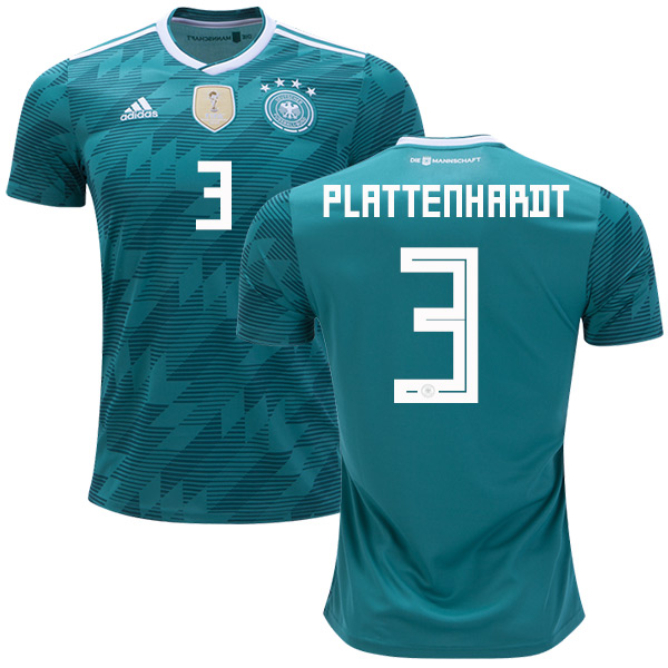 Germany #3 Plattenhardt Away Kid Soccer Country Jersey Germany #3 Plattenhardt Away Kid Soccer Country Jersey