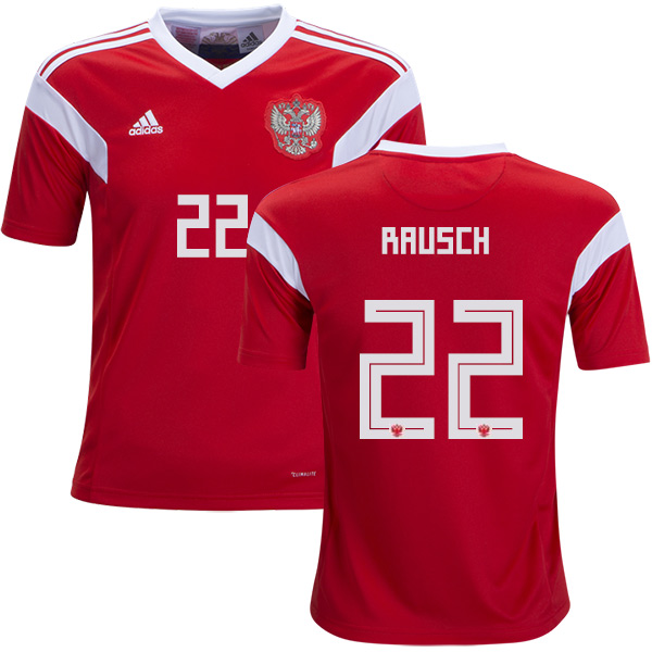 Russia #22 Rausch Home Kid Soccer Country Jersey Russia #22 Rausch Home Kid Soccer Country Jersey