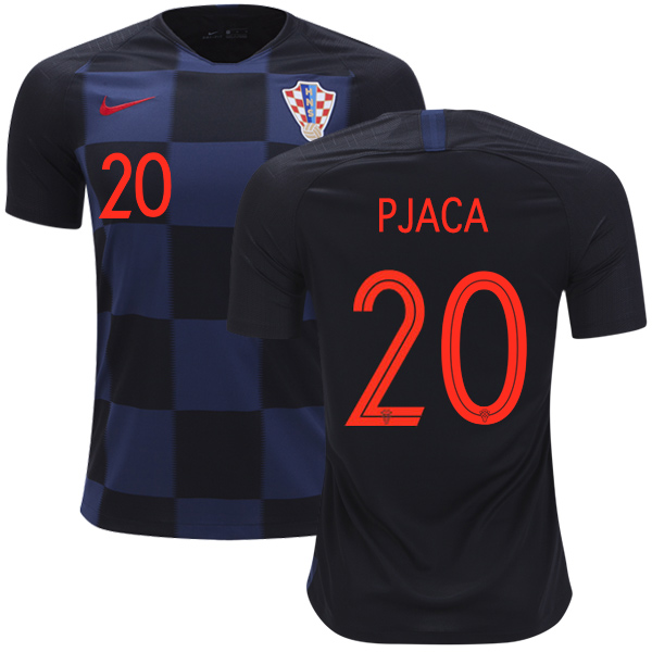 Croatia #20 Pjaca Away Kid Soccer Country Jersey Croatia #20 Pjaca Away Kid Soccer Country Jersey