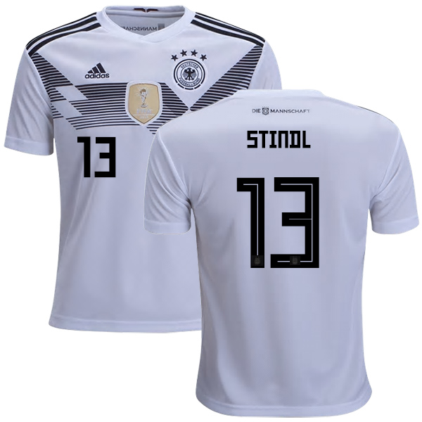 Germany #13 Stindl White Home Kid Soccer Country Jersey Germany #13 Stindl White Home Kid Soccer Country Jersey