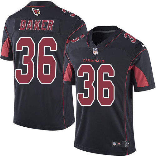 Nike Cardinals #36 Budda Baker Black Youth Stitched NFL Limited Rush Jersey Nike Cardinals #36 Budda Baker Black Youth Stitched NFL Limited Rush Jersey