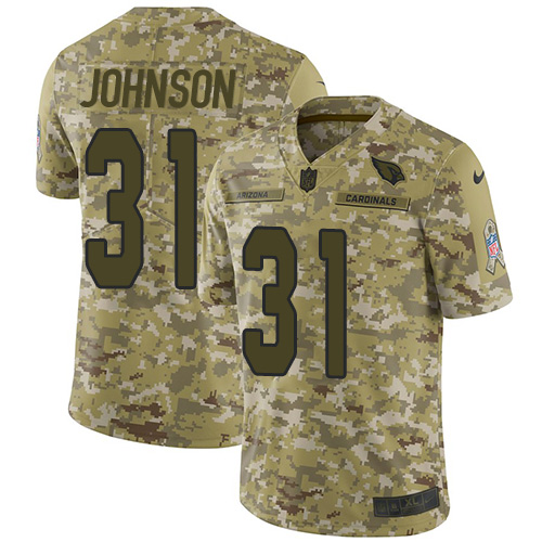 Nike Cardinals #31 David Johnson Camo Youth Stitched NFL Limited 2018 Salute to Service Jersey Nike Cardinals #31 David Johnson Camo Youth Stitched NFL Limited 2018 Salute to Service Jersey