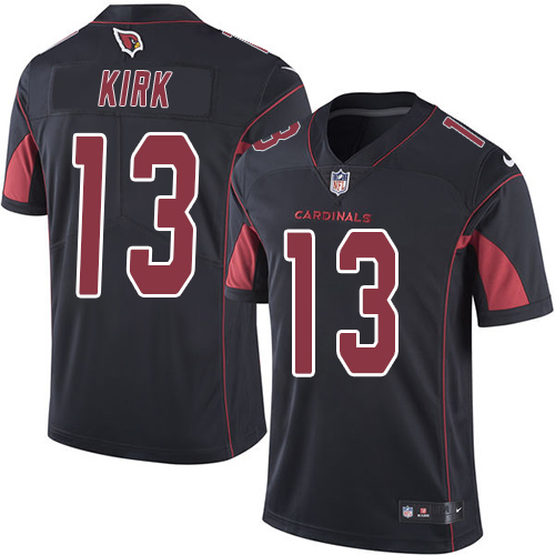 Nike Cardinals #13 Christian Kirk Black Youth Stitched NFL Limited Rush Jersey Nike Cardinals #13 Christian Kirk Black Youth Stitched NFL Limited Rush Jersey