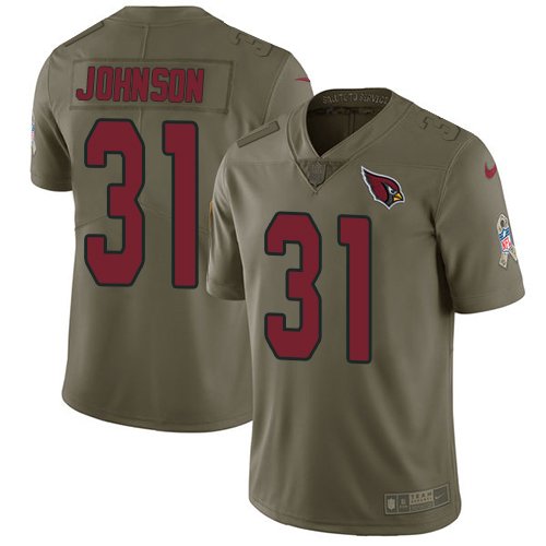 Nike Cardinals #31 David Johnson Olive Youth Stitched NFL Limited 2017 Salute to Service Jersey Nike Cardinals #31 David Johnson Olive Youth Stitched NFL Limited 2017 Salute to Service Jersey