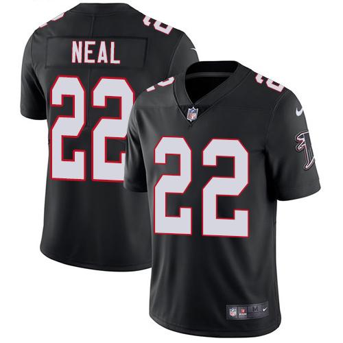 Nike Falcons #22 Keanu Neal Black Alternate Youth Stitched NFL Vapor Untouchable Limited Jersey Nike Falcons #22 Keanu Neal Black Alternate Youth Stitched NFL Vapor Untouchable Limited Jersey