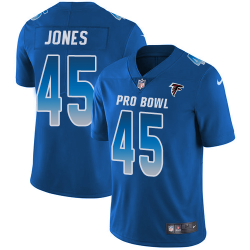 Nike Falcons #45 Deion Jones Royal Youth Stitched NFL Limited NFC 2018 Pro Bowl Jersey Nike Falcons #45 Deion Jones Royal Youth Stitched NFL Limited NFC 2018 Pro Bowl Jersey