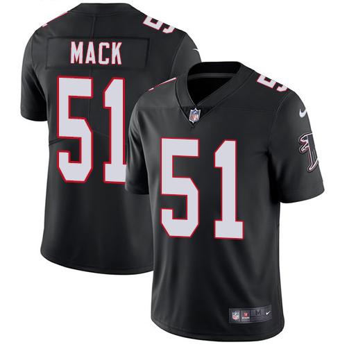 Nike Falcons #51 Alex Mack Black Alternate Youth Stitched NFL Vapor Untouchable Limited Jersey Nike Falcons #51 Alex Mack Black Alternate Youth Stitched NFL Vapor Untouchable Limited Jersey