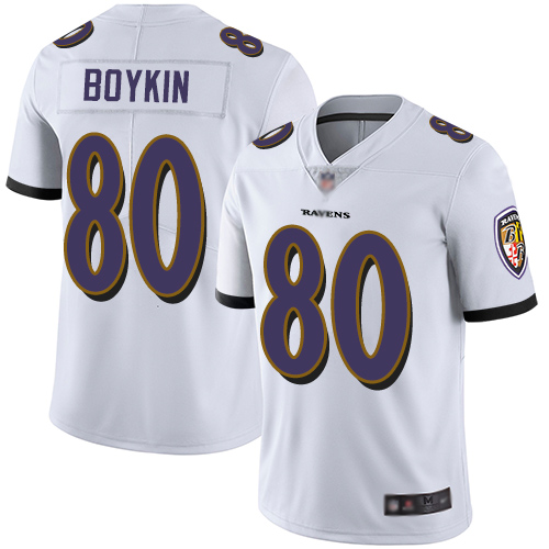 Nike Ravens #80 Miles Boykin White Youth Stitched NFL Vapor Untouchable Limited Jersey Nike Ravens #80 Miles Boykin White Youth Stitched NFL Vapor Untouchable Limited Jersey