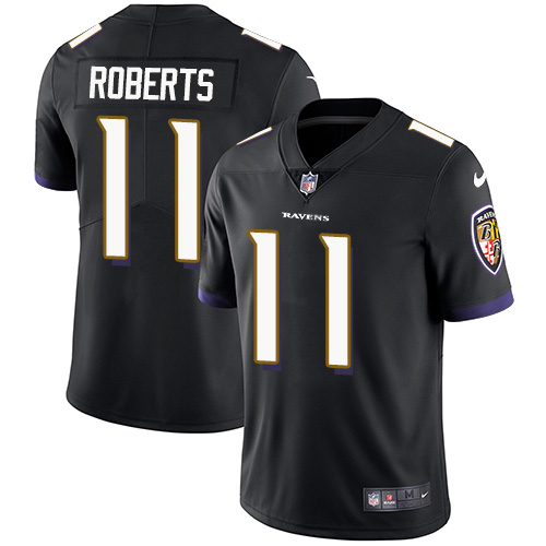 Nike Ravens #11 Seth Roberts Black Alternate Youth Stitched NFL Vapor Untouchable Limited Jersey Nike Ravens #11 Seth Roberts Black Alternate Youth Stitched NFL Vapor Untouchable Limited Jersey