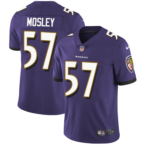 Nike Ravens #57 C.J. Mosley Purple Team Color Youth Stitched NFL Vapor Untouchable Limited Jersey Nike Ravens #57 C.J. Mosley Purple Team Color Youth Stitched NFL Vapor Untouchable Limited Jersey