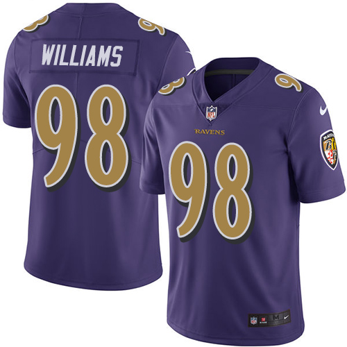 Nike Ravens #98 Brandon Williams Purple Youth Stitched NFL Limited Rush Jersey Nike Ravens #98 Brandon Williams Purple Youth Stitched NFL Limited Rush Jersey