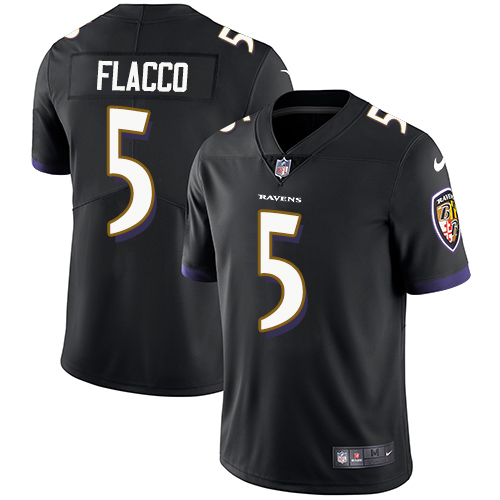 Nike Ravens #5 Joe Flacco Black Alternate Youth Stitched NFL Vapor Untouchable Limited Jersey Nike Ravens #5 Joe Flacco Black Alternate Youth Stitched NFL Vapor Untouchable Limited Jersey