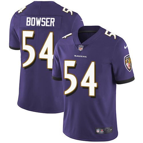 Nike Ravens #54 Tyus Bowser Purple Team Color Youth Stitched NFL Vapor Untouchable Limited Jersey Nike Ravens #54 Tyus Bowser Purple Team Color Youth Stitched NFL Vapor Untouchable Limited Jersey
